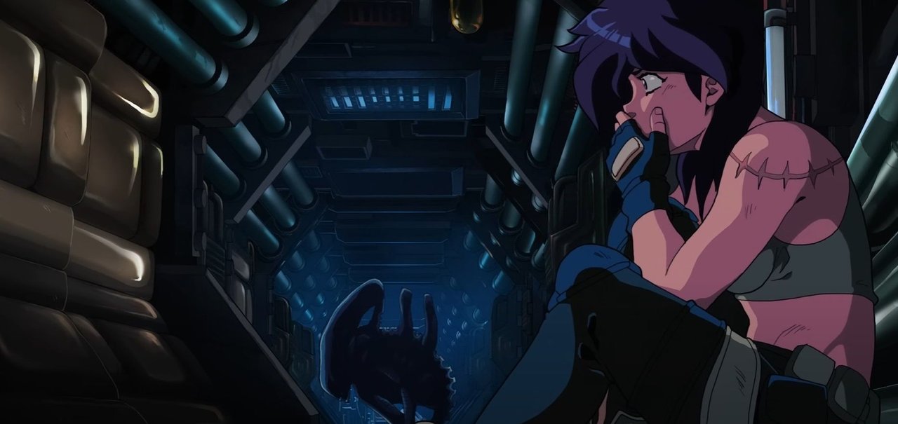 E se Alien fosse um anime dos anos 90? Curta-metragem de terror traz xenomorfo animado