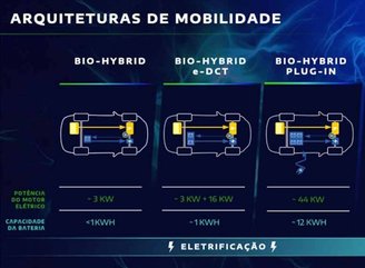 Stellantis quer ter veículos com todos os níveis de eletrificação, inclusive total.