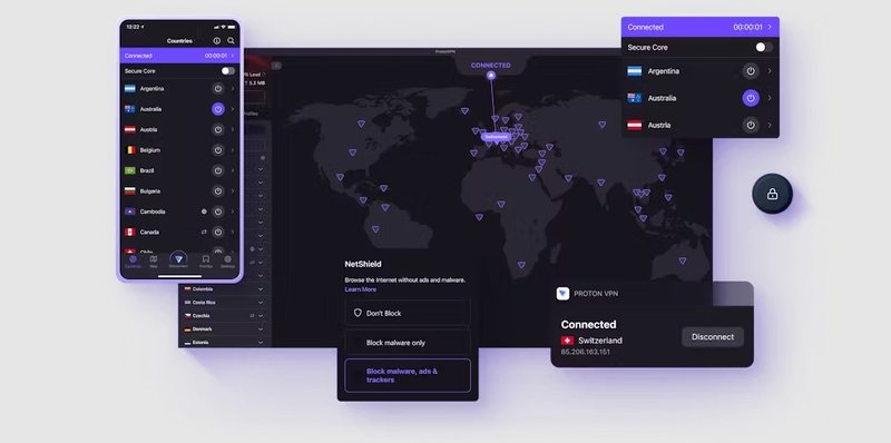 A extensão do Proton VPN agora é gratuita para todos.