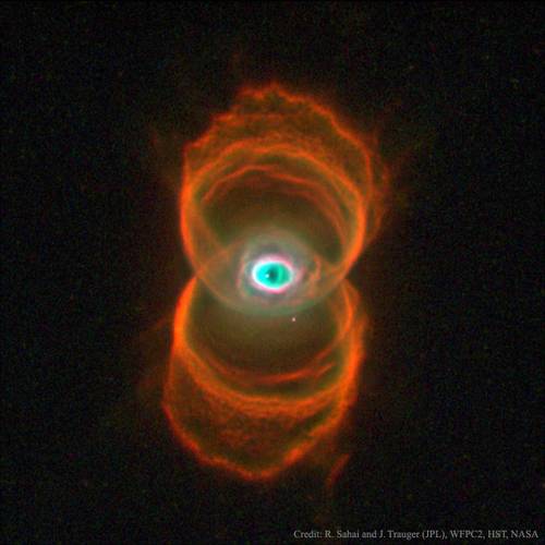  MyCn18: A Nebulosa da Ampulheta, exemplo do final de vida de uma estrela.