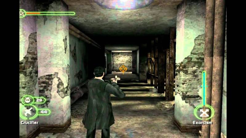 O jogo Constantine tinha um gameplay nos moldes de Max Payne.