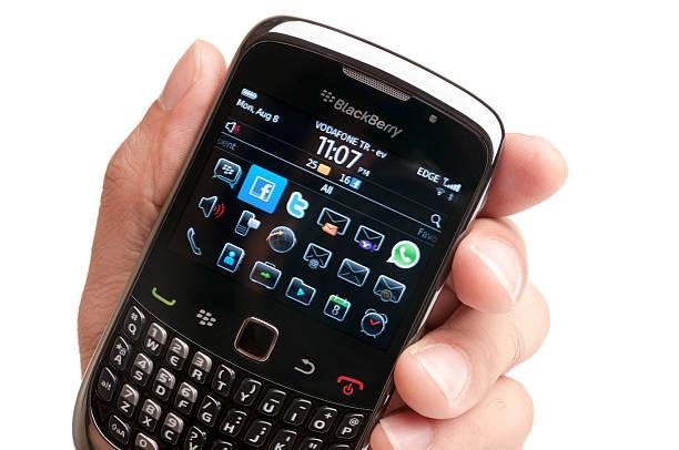 O celular BlackBerry era um dos preferidos dos executivos.