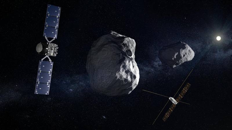 Asteroides mais próximos à Terra, como Dimorphos, podem ser impactados por naves da Terra.