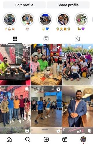 A possível nova cara da página de perfil no Instagram.