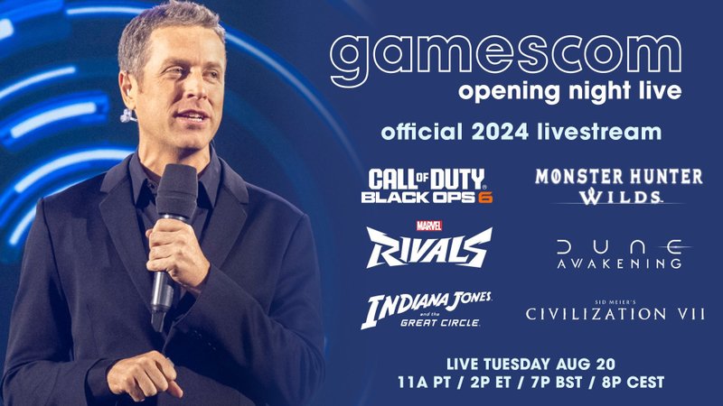 Jogos confirmados na Gamescom 2024.