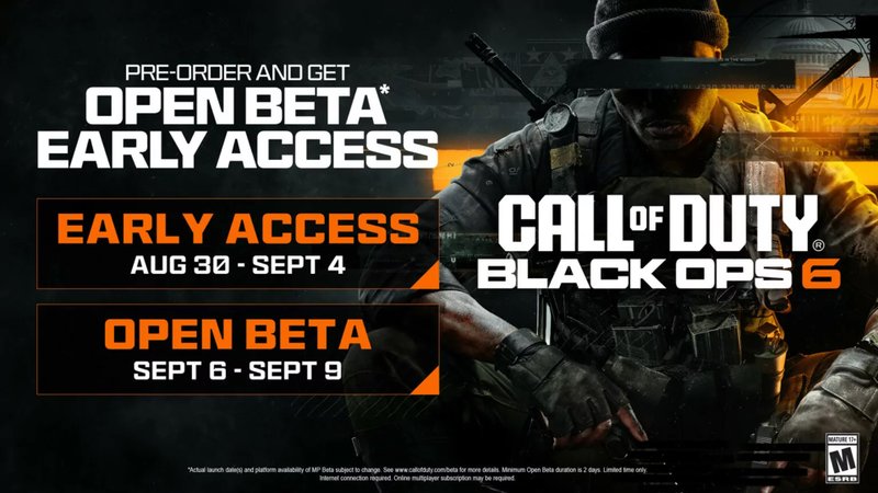 Informações sobre o beta de Call of Duty Black Ops 6.