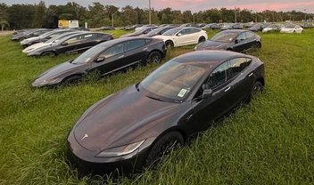 Cemitério de Tesla: fotos mostram carros "abandonados" em terreno nos EUA