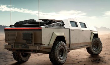 Tesla Cybertruck ganha versão militar com blindagem e gerador de 125 kW