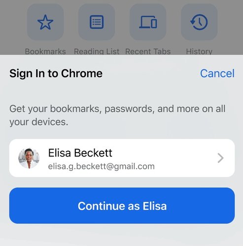 O login agora é simplificado e não exige uma lenta sincronização.