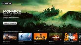 Apple TV+ se destaca pela interface organizada e amigável ao público.