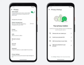 O WhatsApp Beta ganhou mais um atalho para o "Checkup de privacidade".