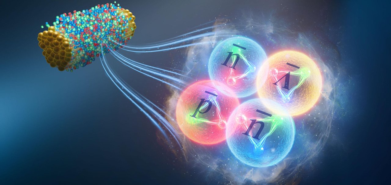 Cientistas descobrem o núcleo atômico de antimatéria mais pesado até hoje