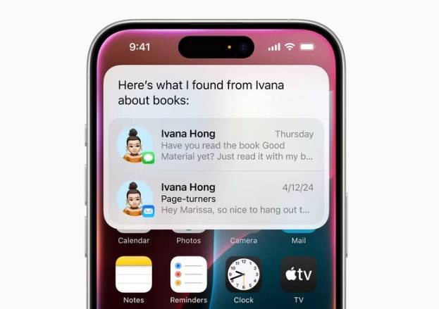 Um dos recursos da nova Siri.