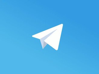 A logo do Telegram, já com 11 anos de funcionamento. (Imagem: Getty Images)