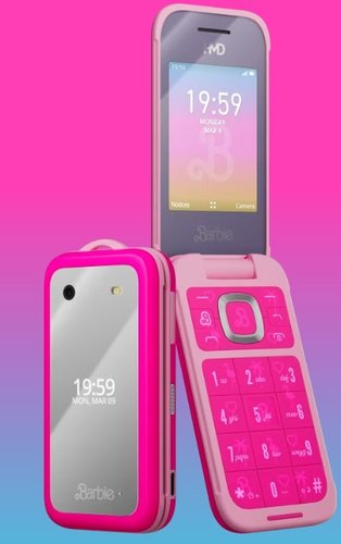 O Barbie Phone aposta firme em seu visual autêntico.