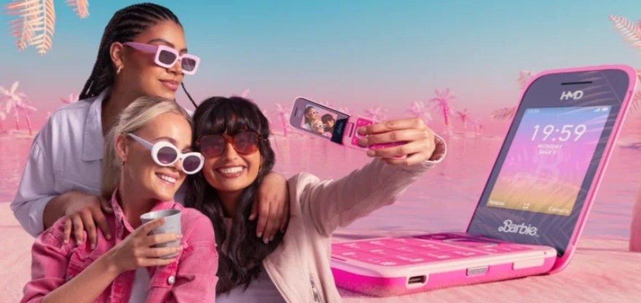 HMD finalmente lança o celular da Barbie, mais de um ano após a estreia do filme