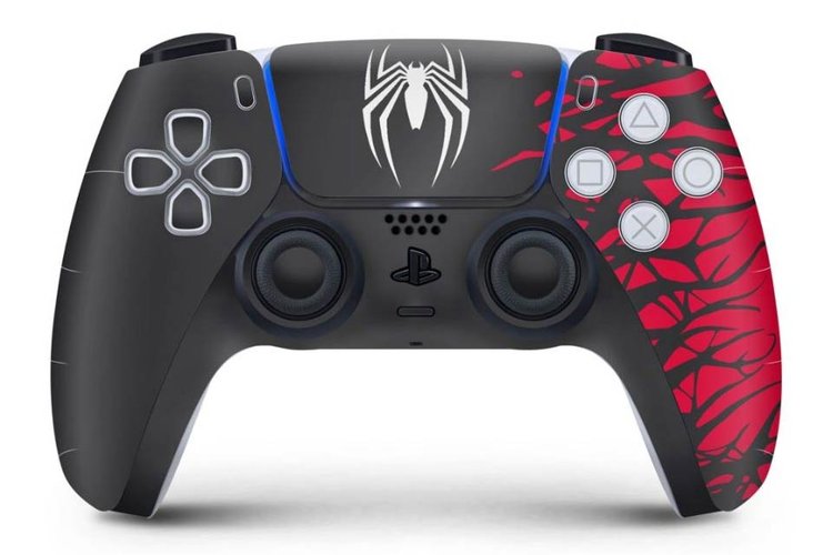 Skin do Homem-Aranha para controle DualSense do PS5.