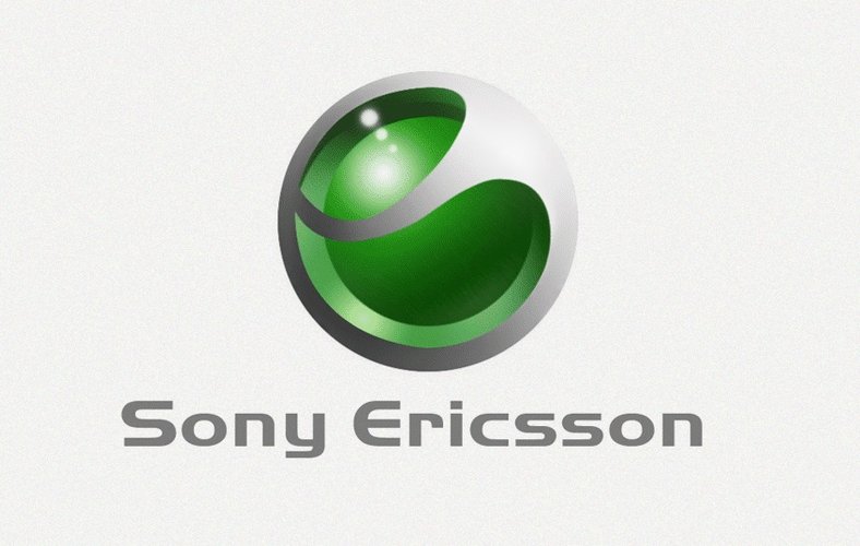 A logo da Sony Ericsson.