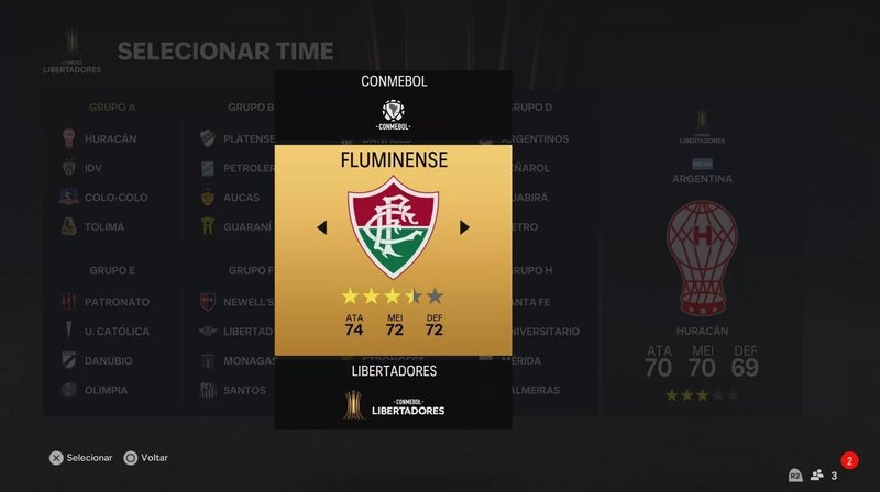 EA FC 24 conta com times brasileiros, mas com elencos genéricos