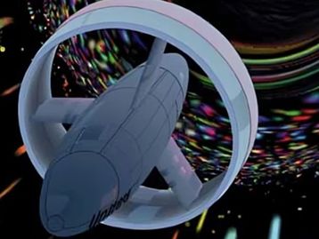 Um motor de dobra espacial dentro de um buraco negro: o que aconteceria?