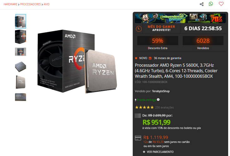 AMD Ryzen 5 5600X