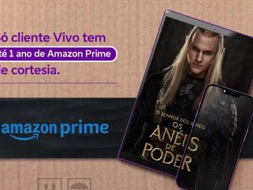 Clientes da Vivo podem resgatar até um ano grátis de Amazon Prime; veja como