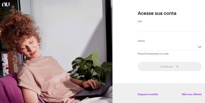 O acesso à conta Nubank pelo site para clientes PF deve ser encerrado no dia 23 de setembro.