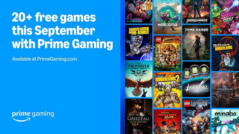 Lista de jogos gratuitos do Prime Gaming para setembro de 2024.