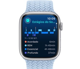 O Apple Watch detecta qualidade e estágios do sono atualmente.