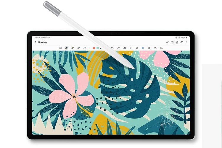 The Galaxy Tab S9 FE tablet comes with an S Pen stylus and a magnetic cover from the factory.