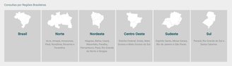 Você precisa escolher a região onde deseja buscar o candidato.