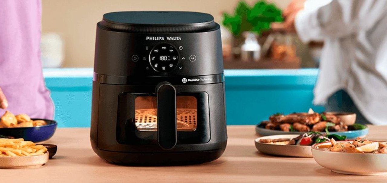 Philips Walita lança airfryers com design renovado e janela de visualização