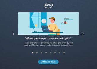 É possível acompanhar dicas de uso da Alexa em seu PC.