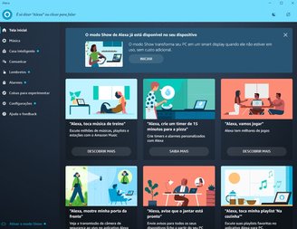 Depois de instalada, já será possível programar rotinas e tarefas para a Alexa.