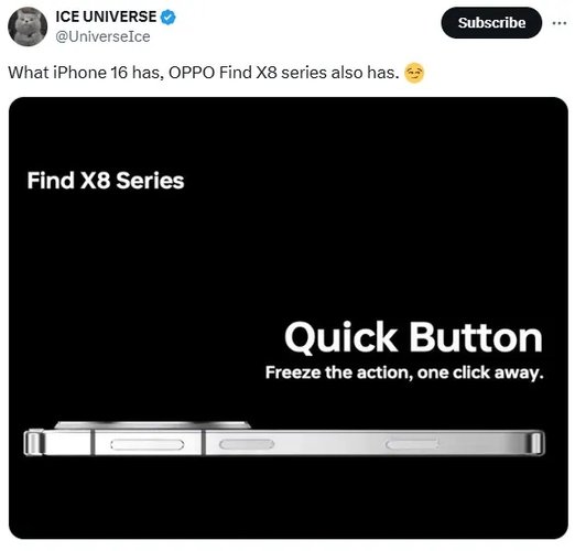 O Oppo Find X8 deve ter o 