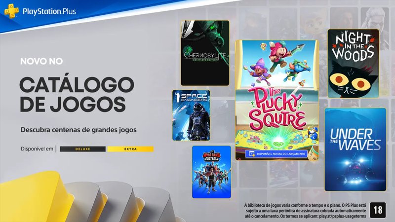 Lista de jogos que chegarão no dia 17 de setembro ao catálogo do PS Plus Extra e Deluxe.