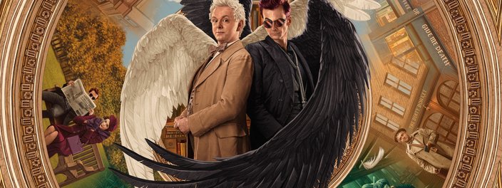 Imagem de: Good Omens pode ser cancelada? Entenda pausa na produção por causa de Neil Gaiman