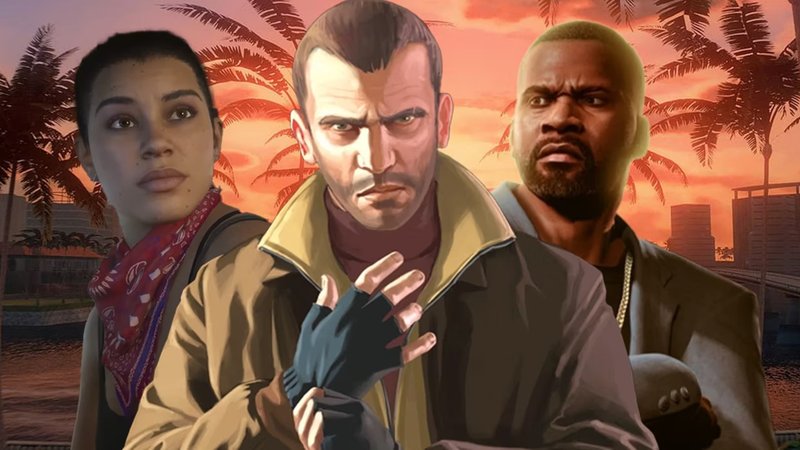 É mais provável que personagens de GTA 4, GTA 5 e GTA Online apareçam em GTA 6, já que todos esses jogos pertencem ao universo HD.