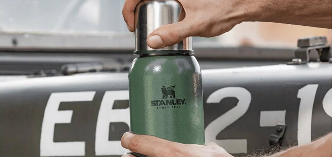 Linha Mate da Stanley com 20% de desconto; confira cuia, garrafa Stanley e mais