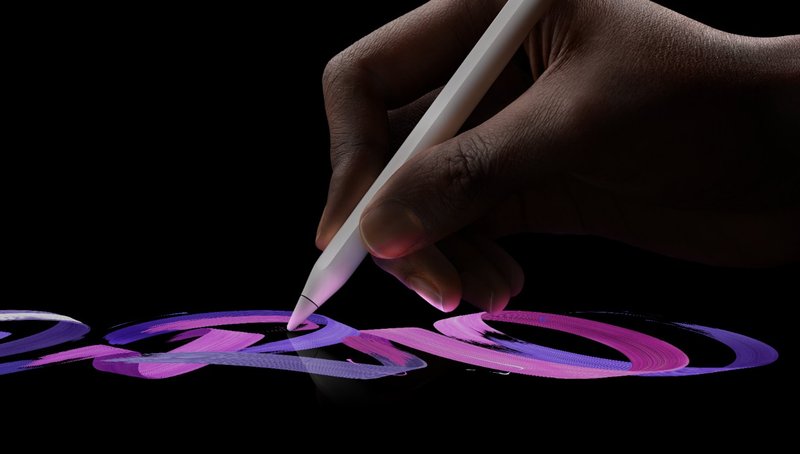 O Apple Pencil.