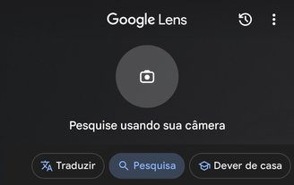 É preciso apontar a câmera do seu celular para a imagem na qual deseja escanear.