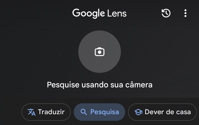 É preciso apontar a câmera do seu celular para a imagem na qual deseja escanear