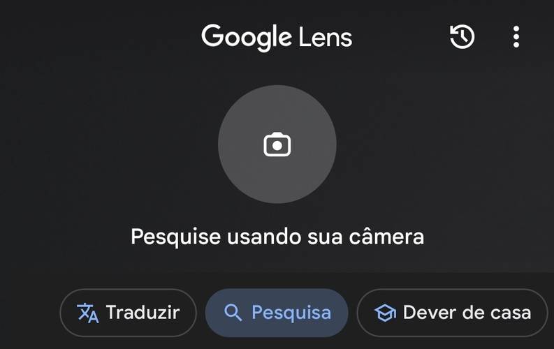 É preciso apontar a câmera do seu celular para a imagem na qual deseja escanear