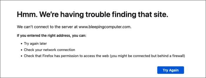 O próprio BleepingComputer ficou fora do ar por causa da interrupção no Cloudflare.