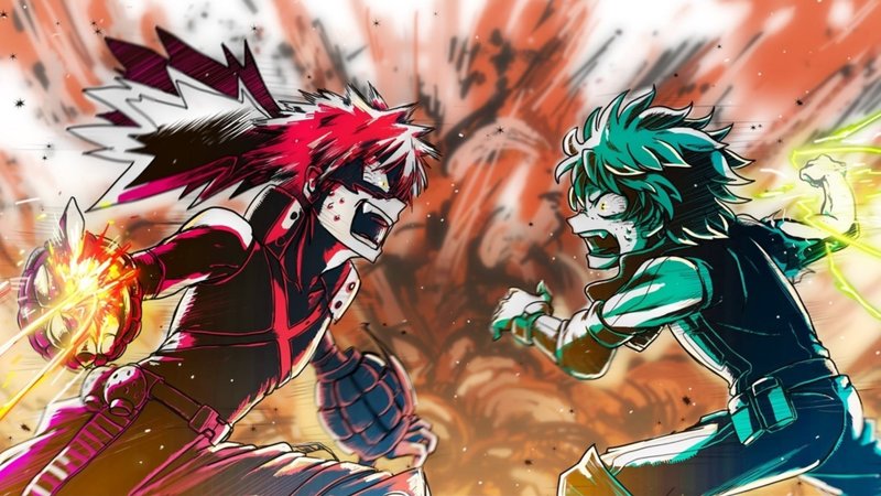 Bakugo e Midoriya brigam pelo posto de personagem mais popular da série