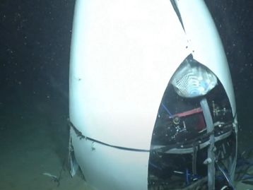 Imagens mostram os destroços do submarino Titan, que implodiu em viagem ao Titanic