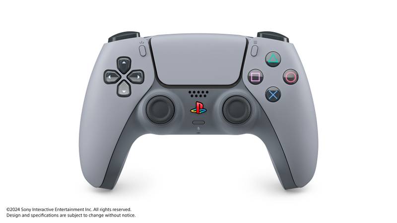 DualSense temático dos 30 anos da PlayStation.