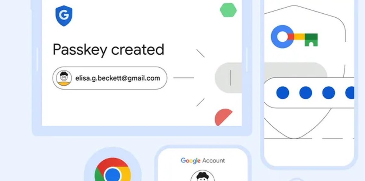 Google agora permite sincronizar chaves de acesso entre dispositivos