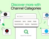 Canais do WhatsApp ganham busca por categorias; saiba como funciona