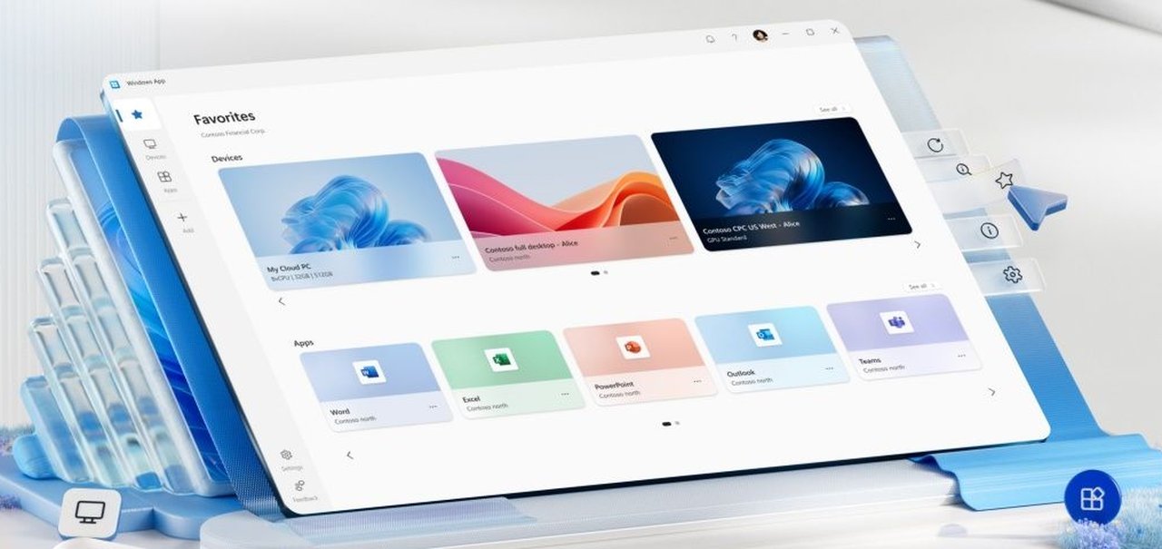 Microsoft lança Windows App com serviços na nuvem para Mac, iOS e Android 